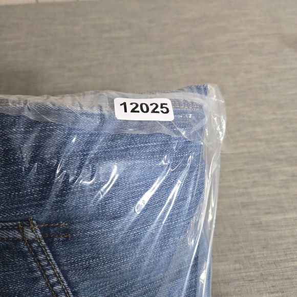 Vintage‎ Sean John Baggy wide leg Y2K Jeans mens 38x34 knee patches blue hip hop - Picture 11 of 11